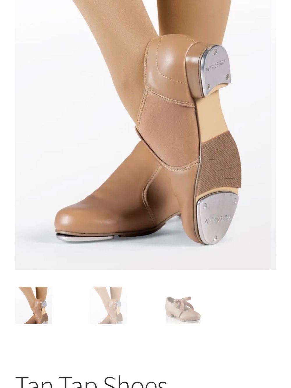 Tap Dance Shoes - Tan